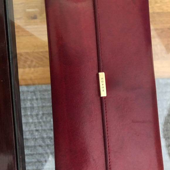 Coach Handbags - Coach vintage burgundy leather wallet. Gently used, but excellent condition.